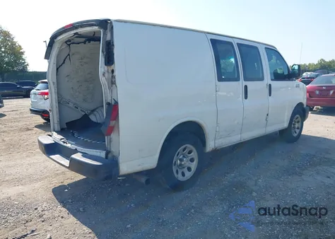 2014 Chevrolet Express G1500 Work Van из США, поврежденный, VIN 1GCSGAFX9E1110206
